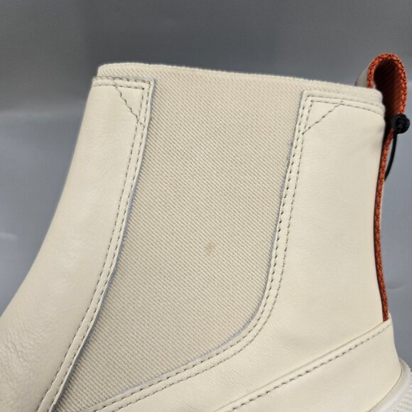 SOREL Brex Chelsea Boot Pull On Ankle Bootie Natural Sea Salt Leather Size 10 - Picture 4 of 13